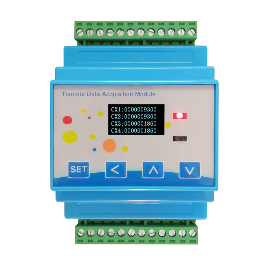DK5464 ten way switch input Four-channel frequency measurement 50KHZ MODBUS acquisition module