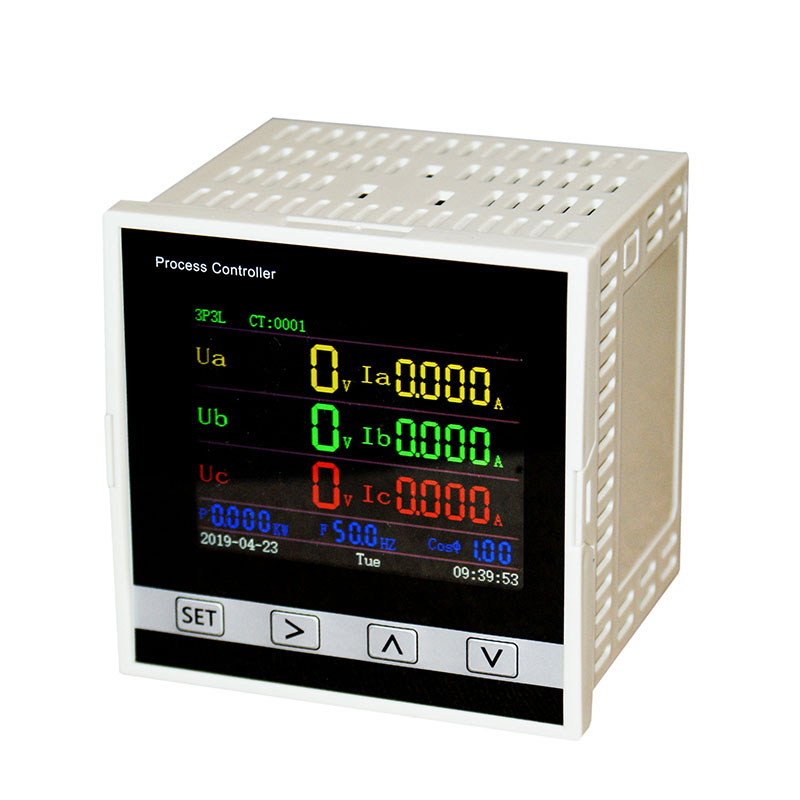 DK6504 Three - phase true RMS power meter can measure active power, frequency, line voltage, phase current